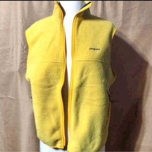 Patagonia woman’s Yellow Fleece Vest